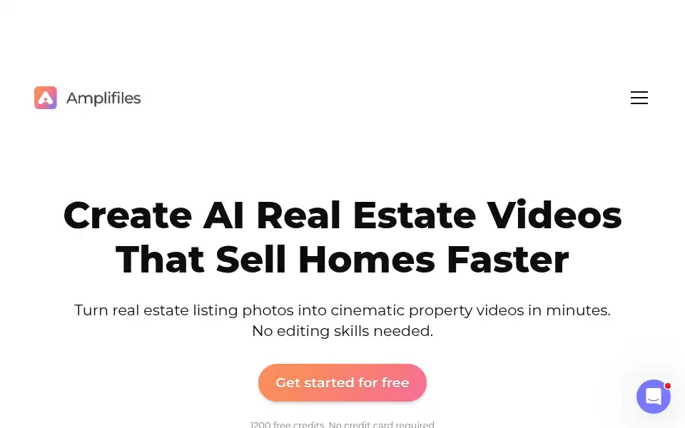 Screenshot of amplifiles.ai