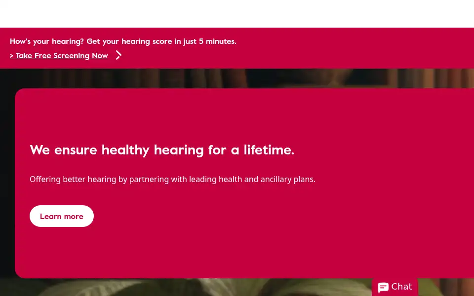 Screenshot of amplifonusa.com