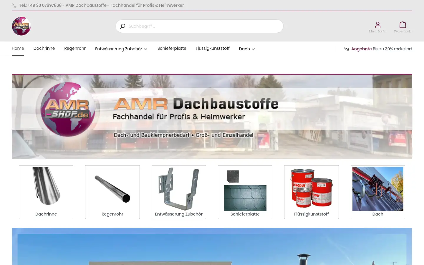 Screenshot of amr-shop.de