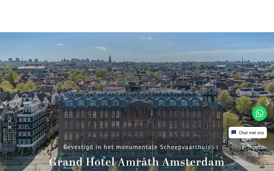Screenshot of amrathamsterdam.com