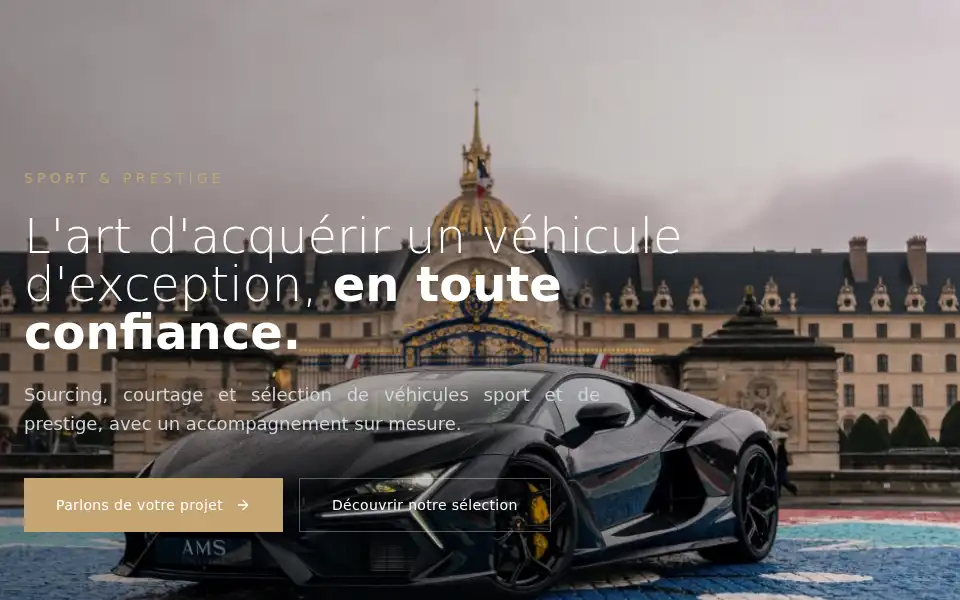 Screenshot of ams-exclusive.com