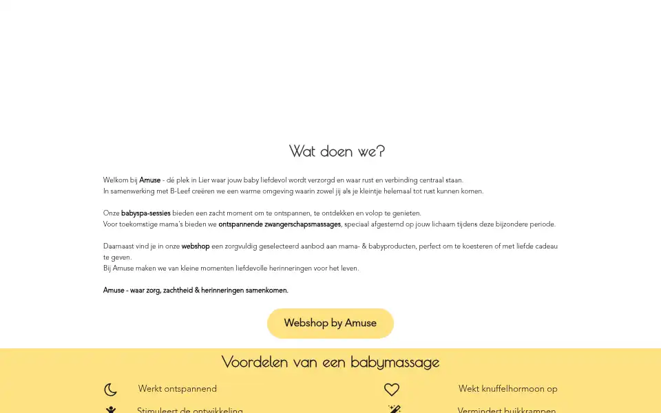 Screenshot of amuse.be