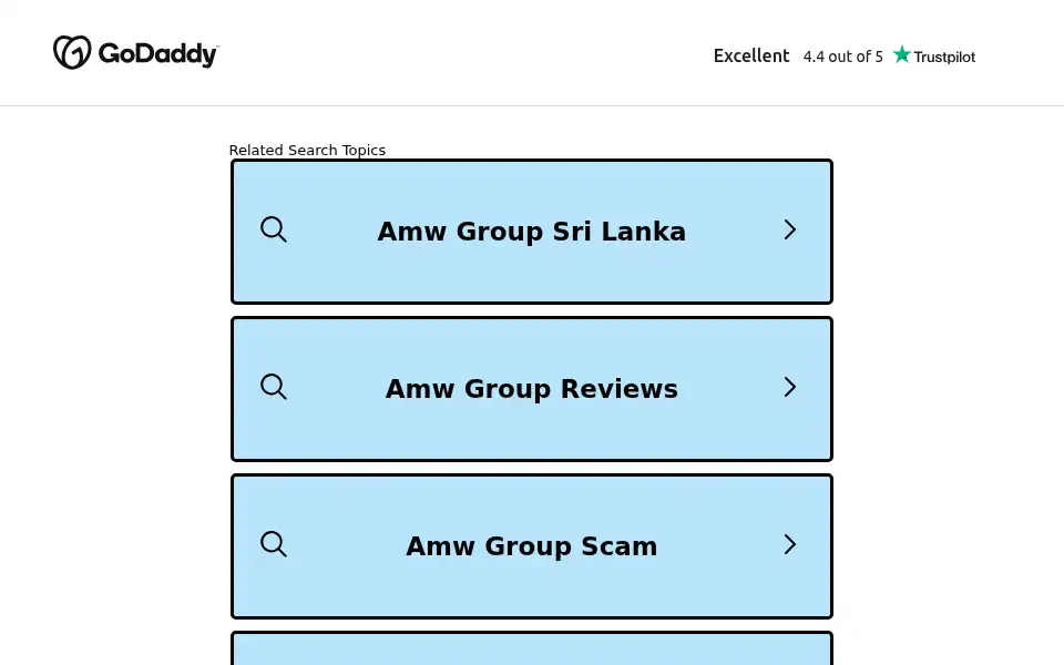 Screenshot of amwgroup.in