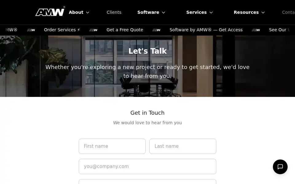 Screenshot of amworldgroup.com