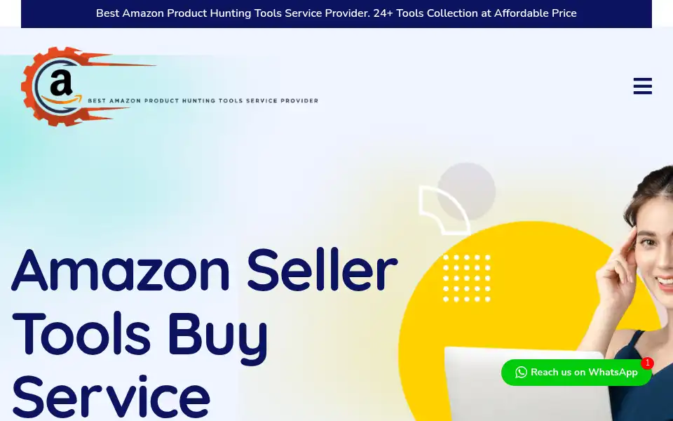 Screenshot of amzsuccesstools.com