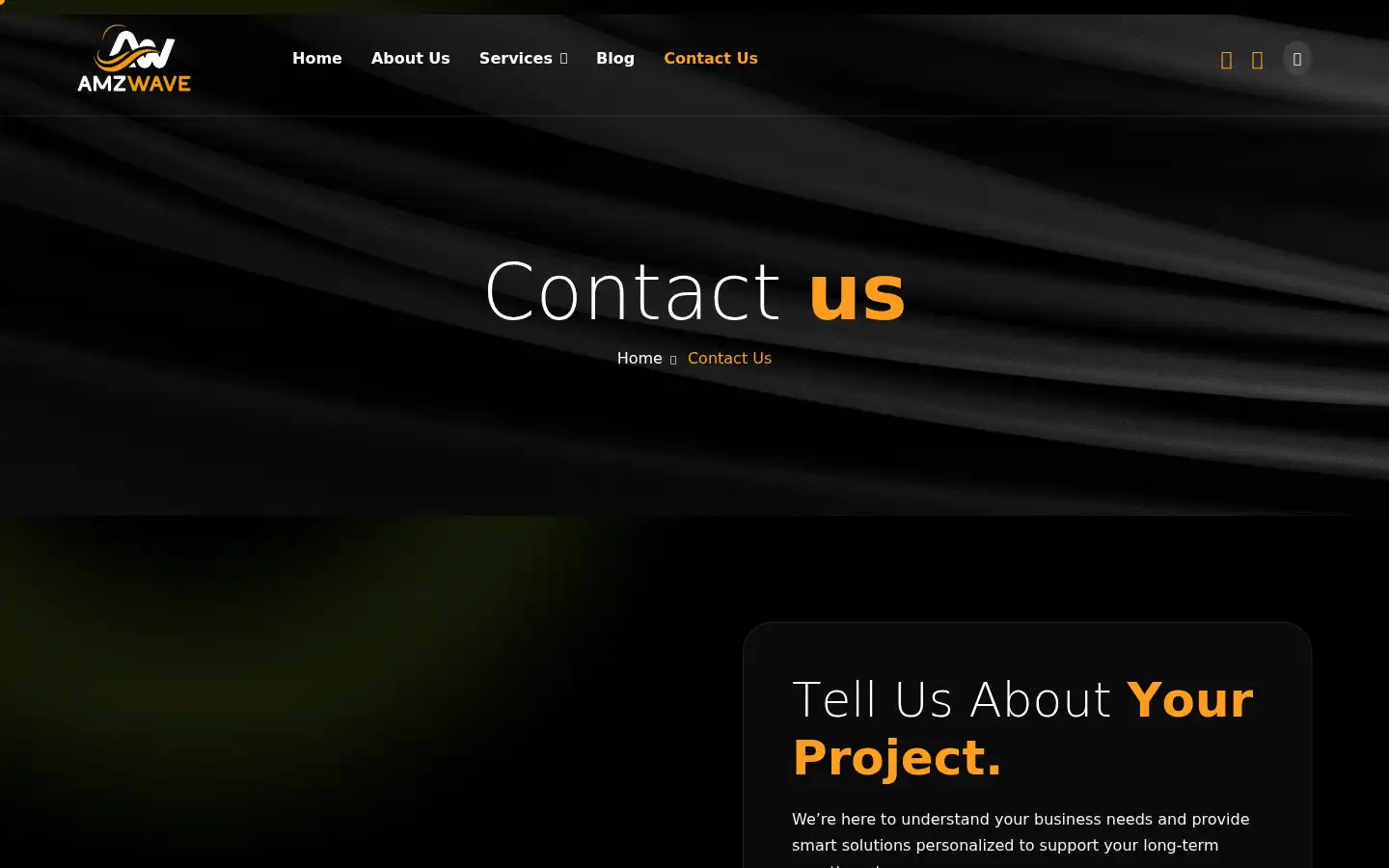 Screenshot of amzwave.co