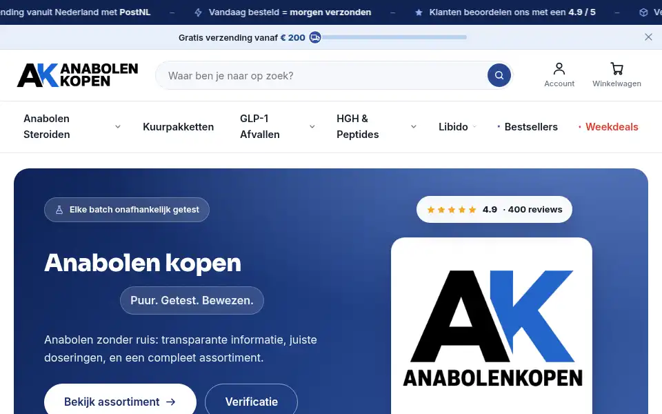 Screenshot of anabolenkopen.nl