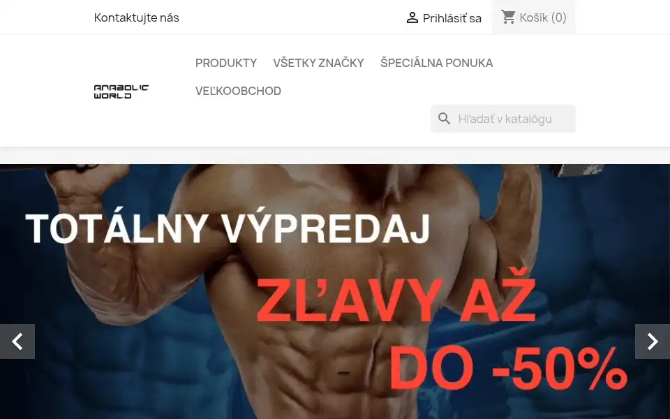 Screenshot of anabolic-world.net