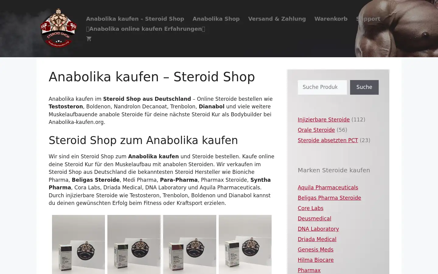 Screenshot of anabolika-kaufen.org