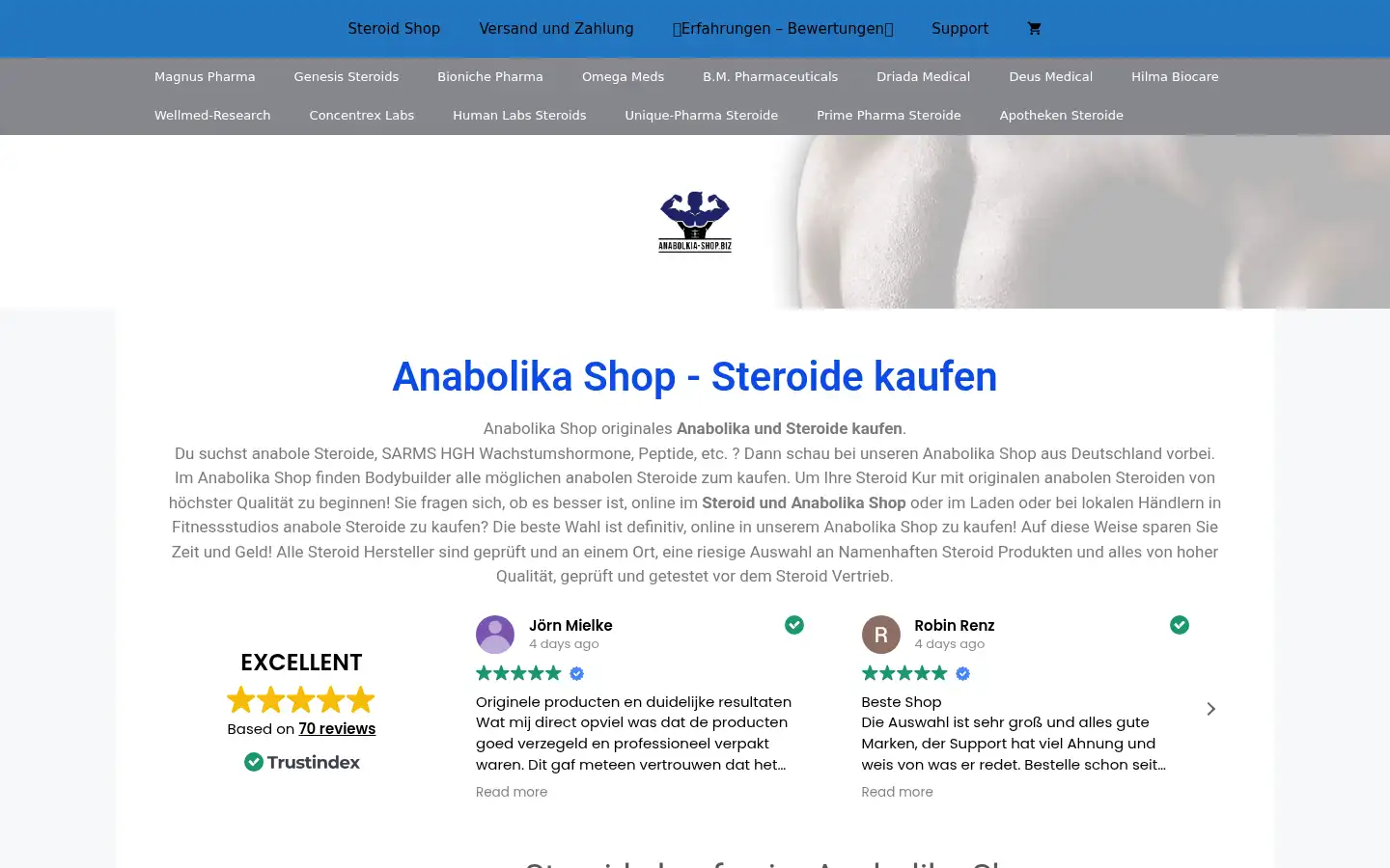 Screenshot of anabolika-shop.biz