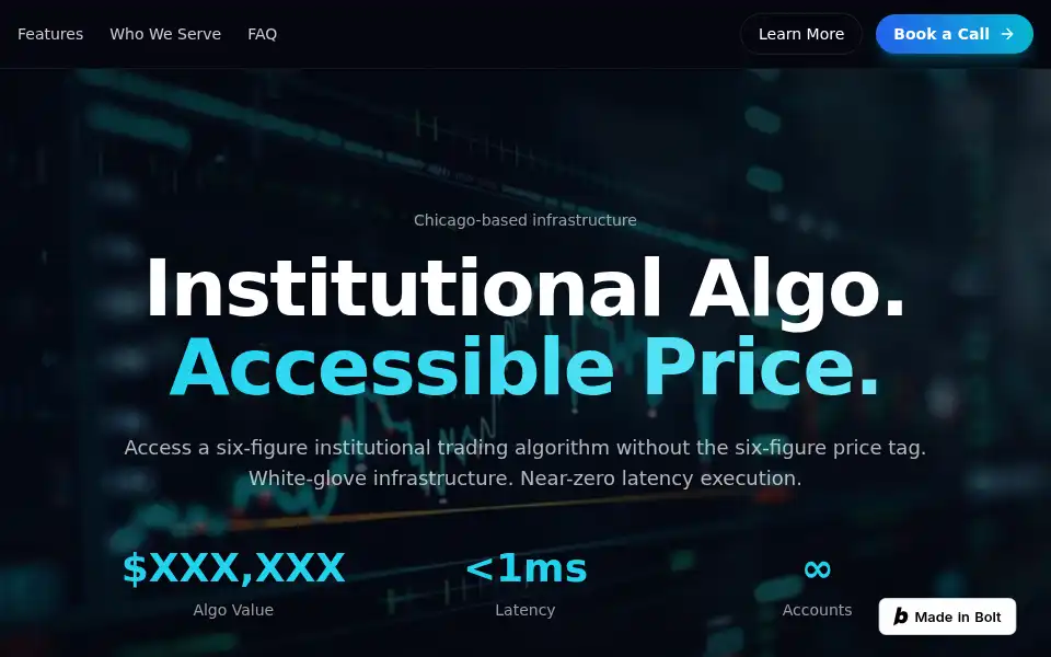 Screenshot of analyticalgo.com