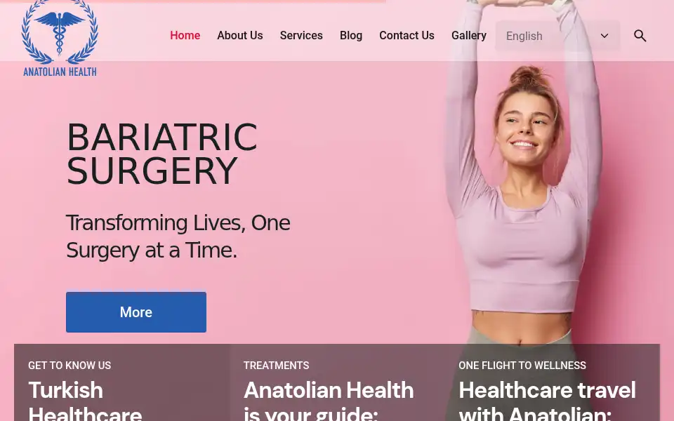 Screenshot of anatolianhealth.com