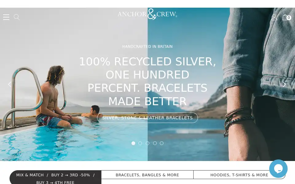 Screenshot of anchorandcrew.com