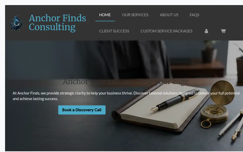 Screenshot of anchorfinds.com