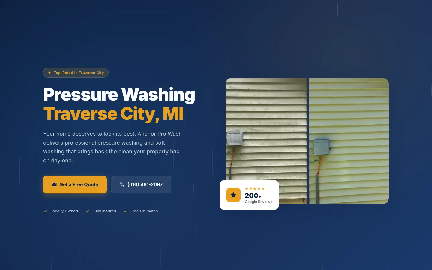 Screenshot of anchorprowash.com