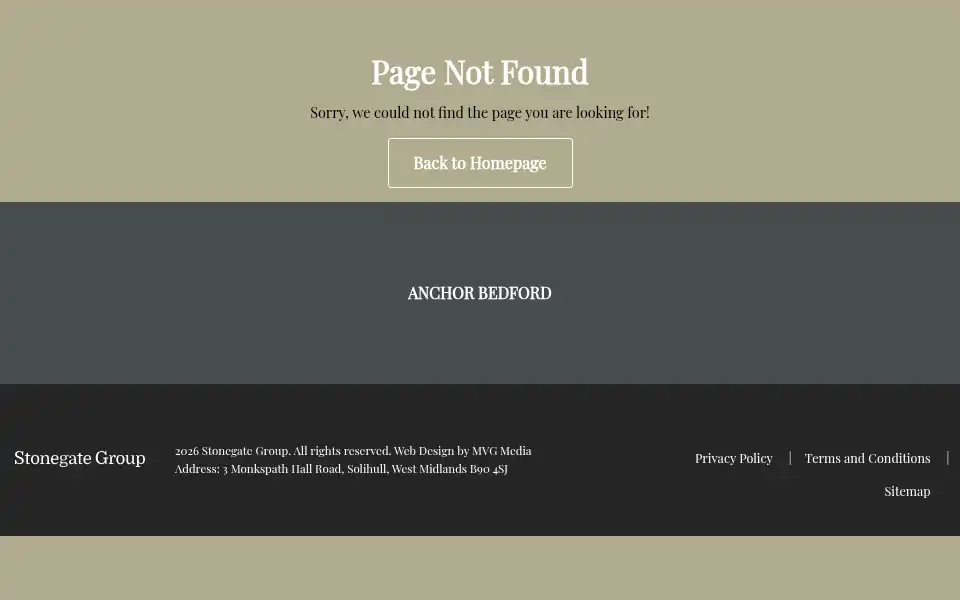 Screenshot of anchorpubbedford.co.uk