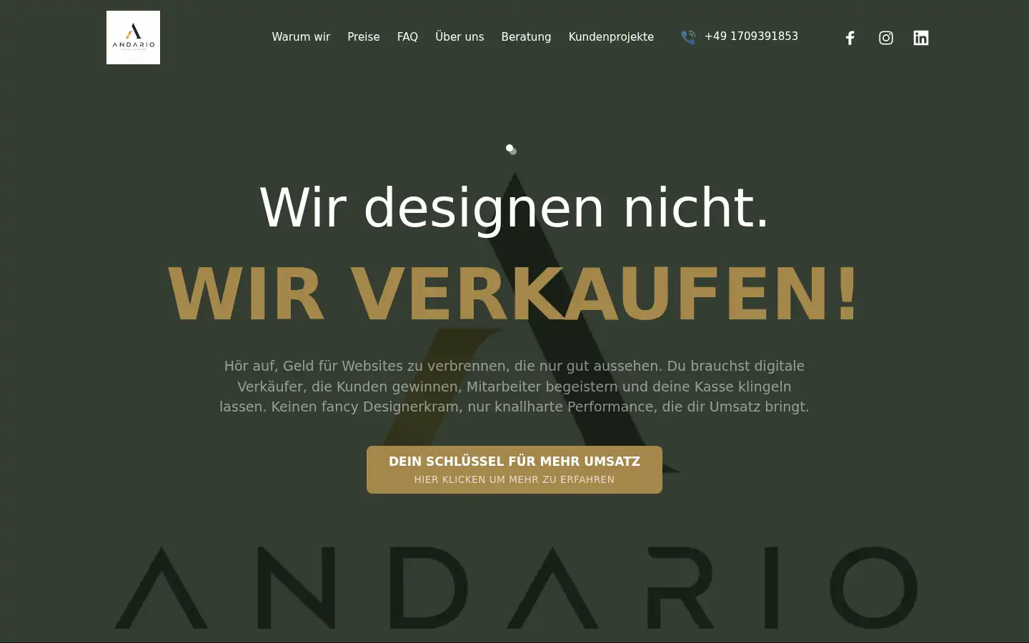 Screenshot of andario.de