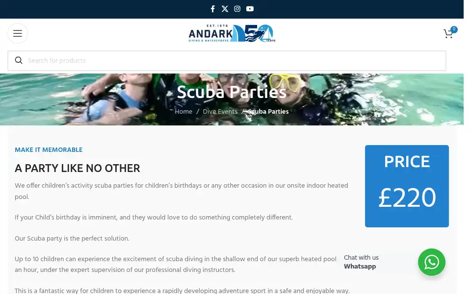 Screenshot of andark.co.uk