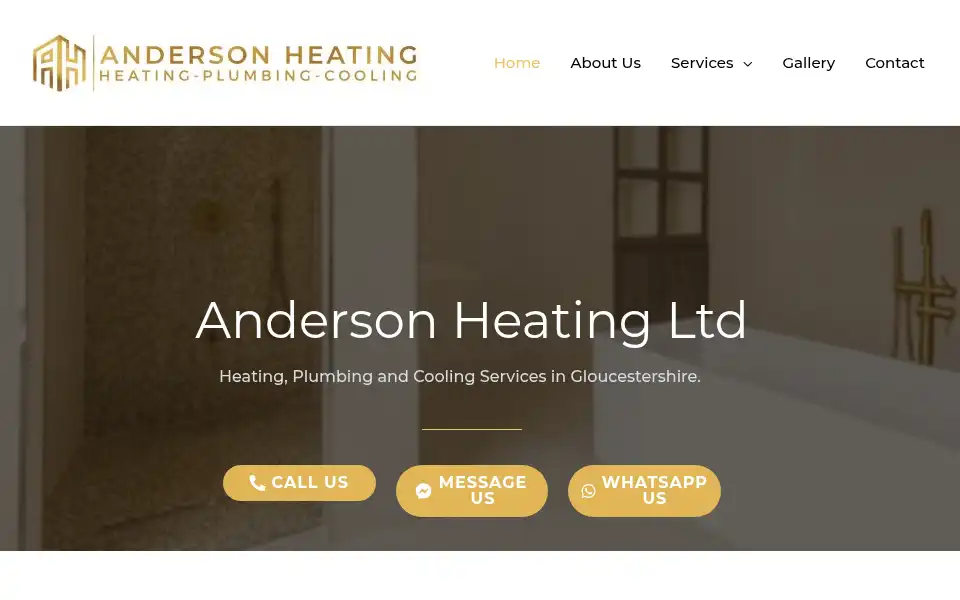 Screenshot of andersonheatingltd.co.uk