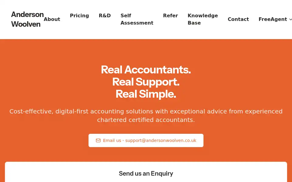 Screenshot of andersonwoolven.co.uk