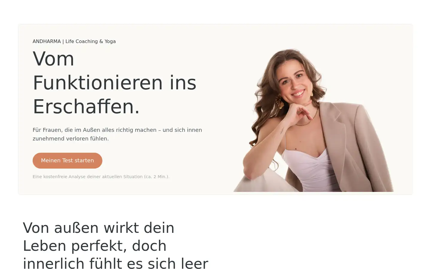 Screenshot of andharma.com