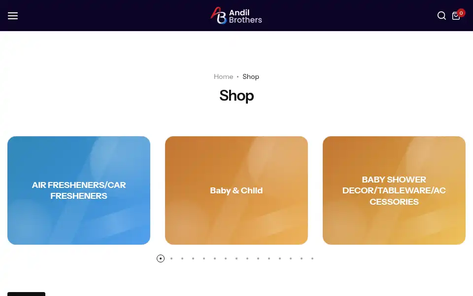 Screenshot of andil.co.uk