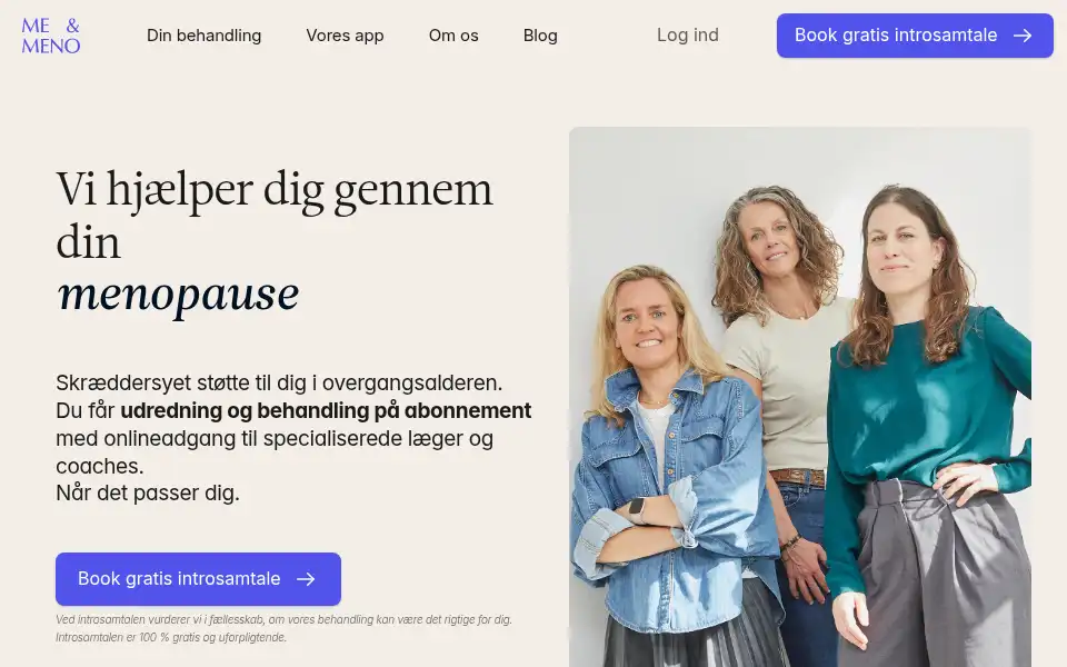 Screenshot of andmeno.com