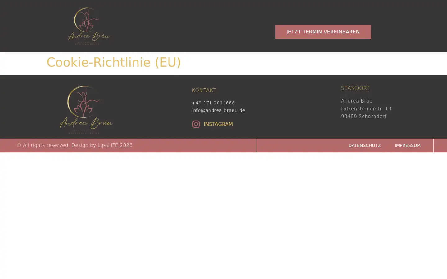 Screenshot of andrea-braeu.de