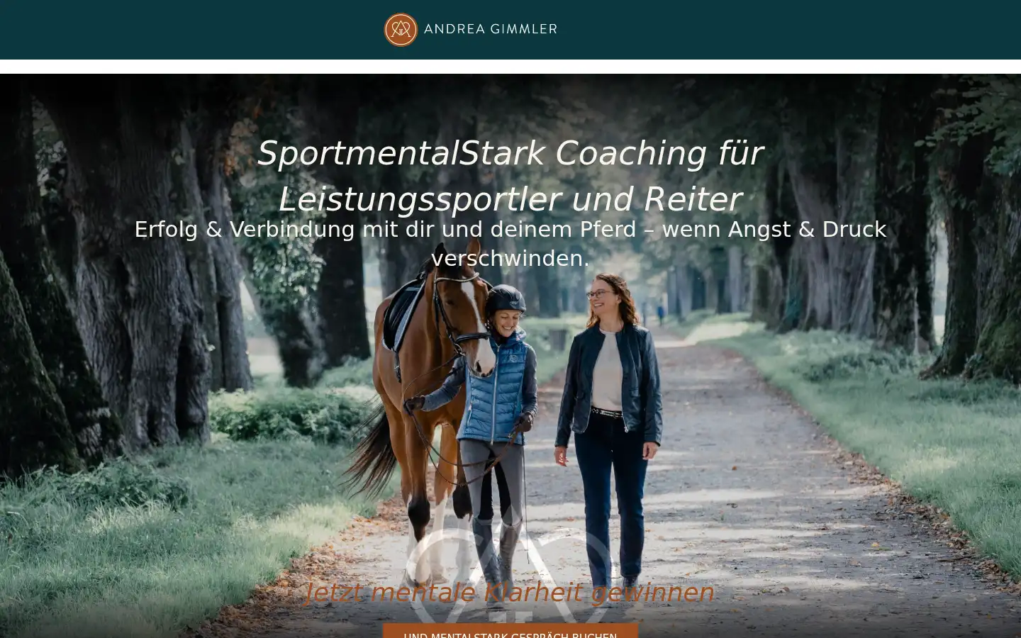 Screenshot of andrea-gimmler.de