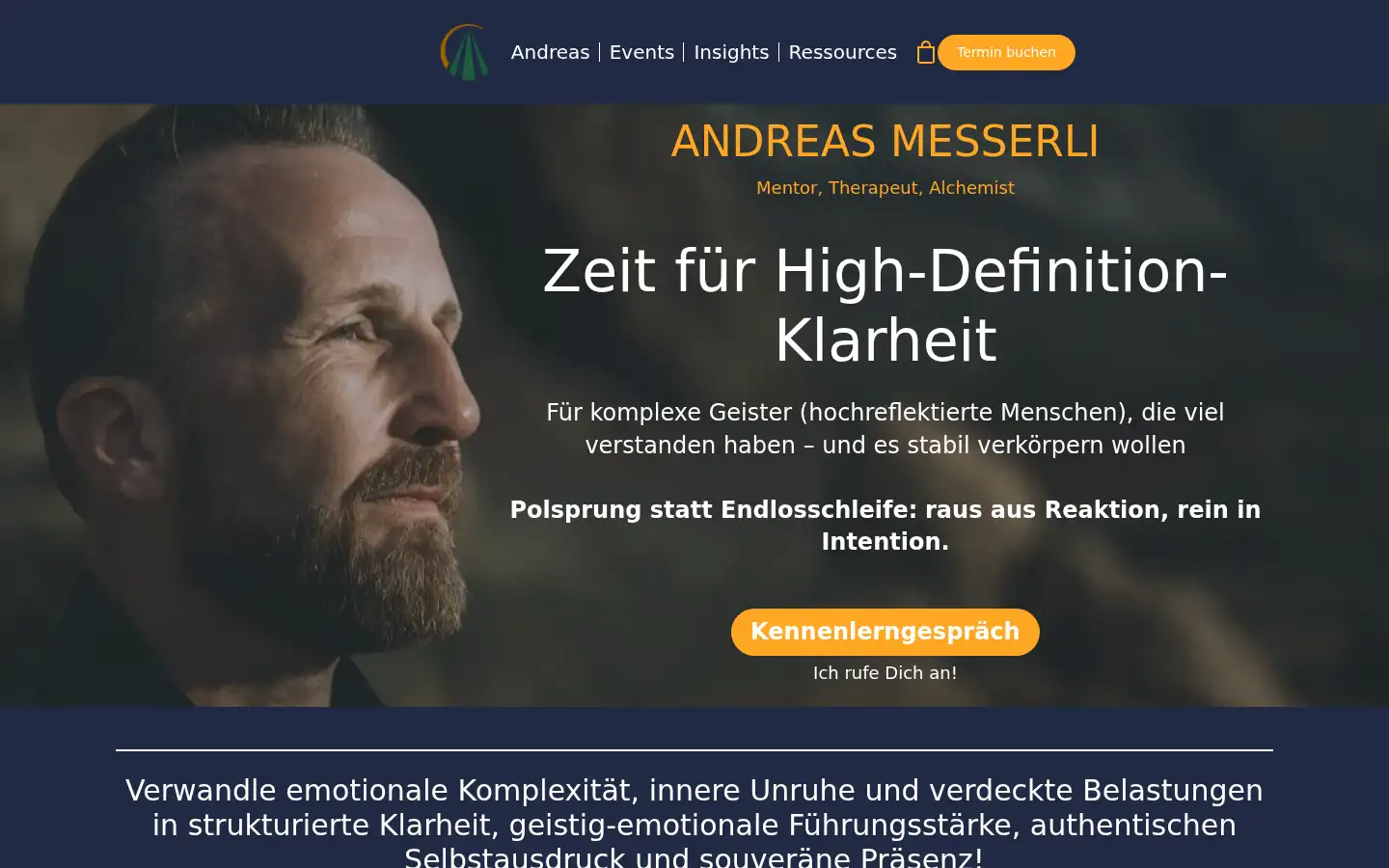 Screenshot of andreasmesserli.com