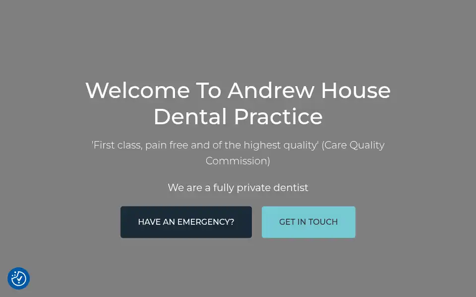 Screenshot of andrewhousedental.com