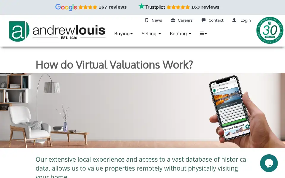 Screenshot of andrewlouis.co.uk