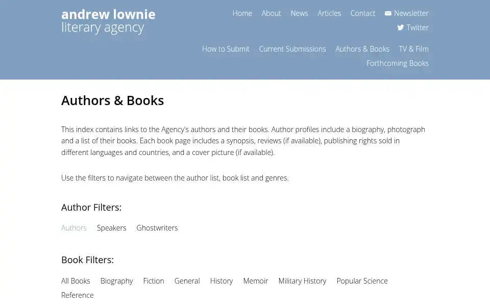 Screenshot of andrewlownie.co.uk