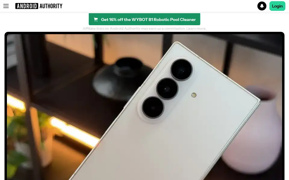 Screenshot of androidauthority.com