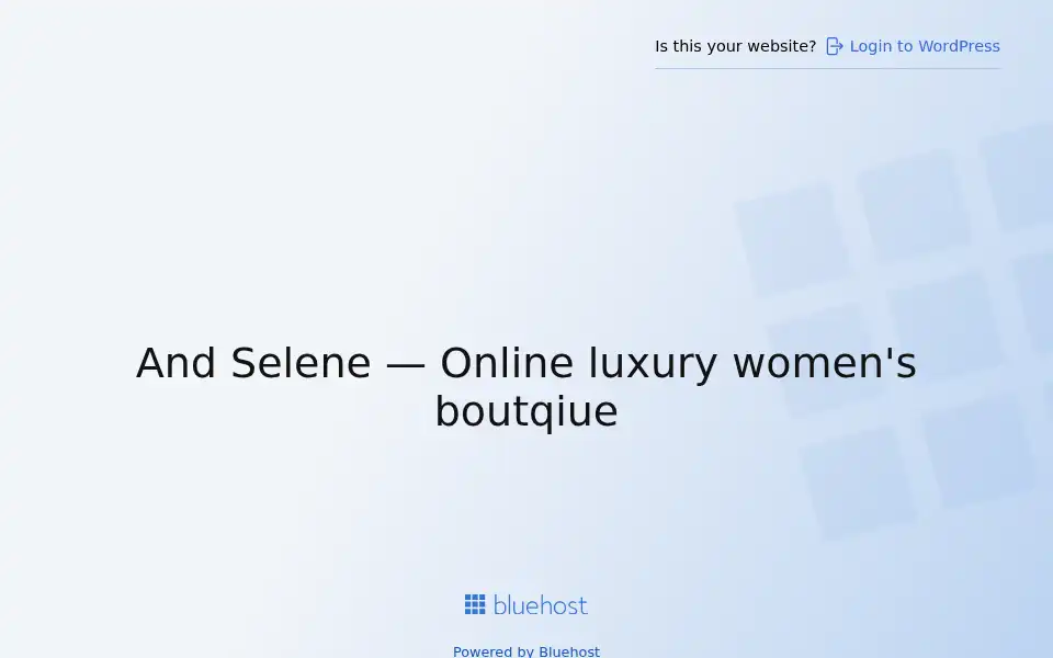 Screenshot of andselene.com