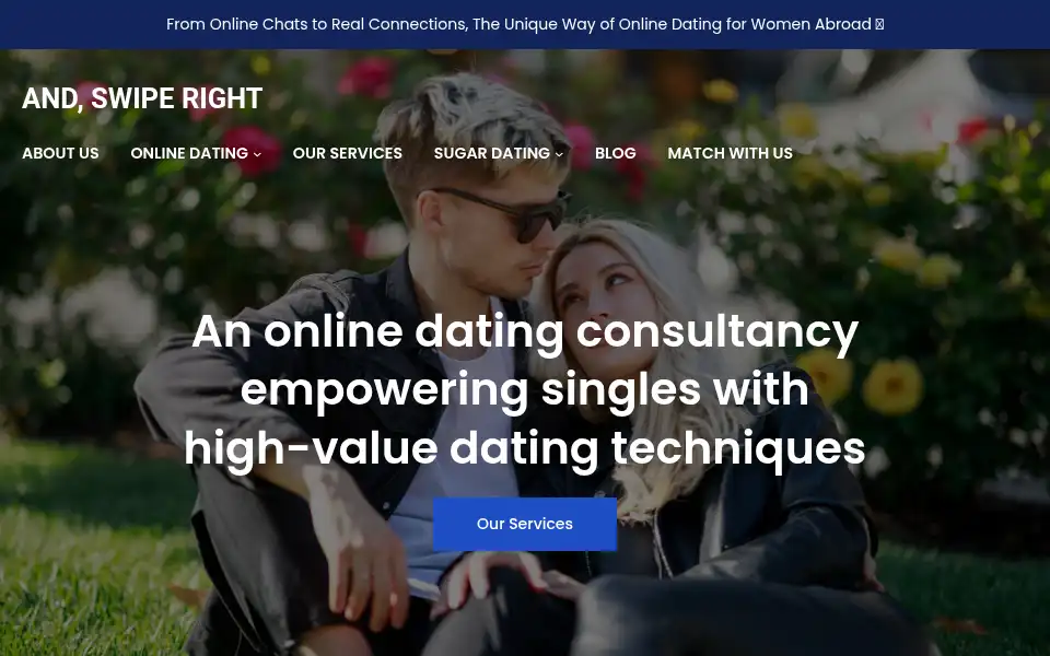 Screenshot of andswiperight.com