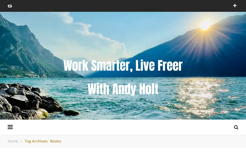Screenshot of andyholt.co.uk