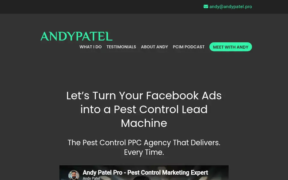 Screenshot of andypatel.pro