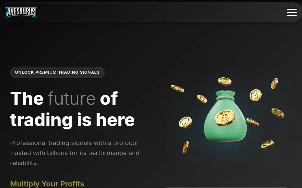 Screenshot of anesaurussignals.com