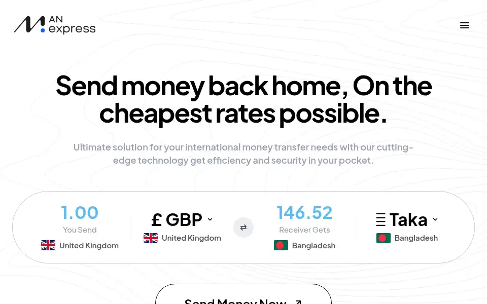 Screenshot of anexpress.com