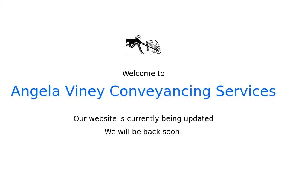 Screenshot of angelaviney.co.uk