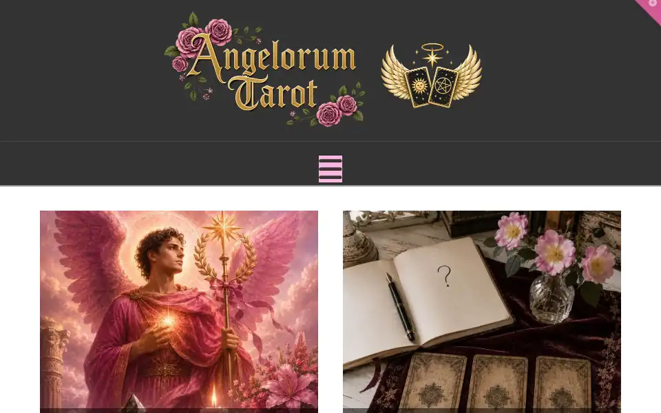 Screenshot of angelorum.co