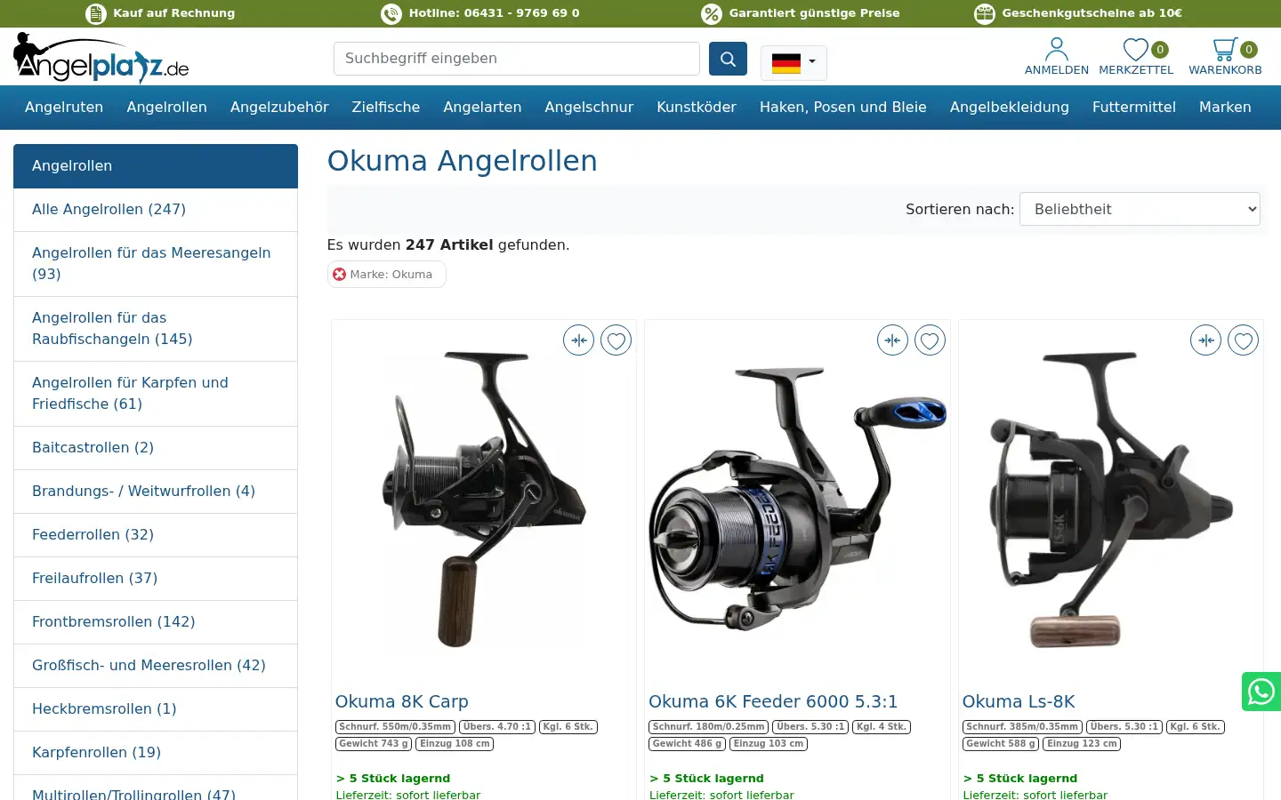 Screenshot of angelplatz.de