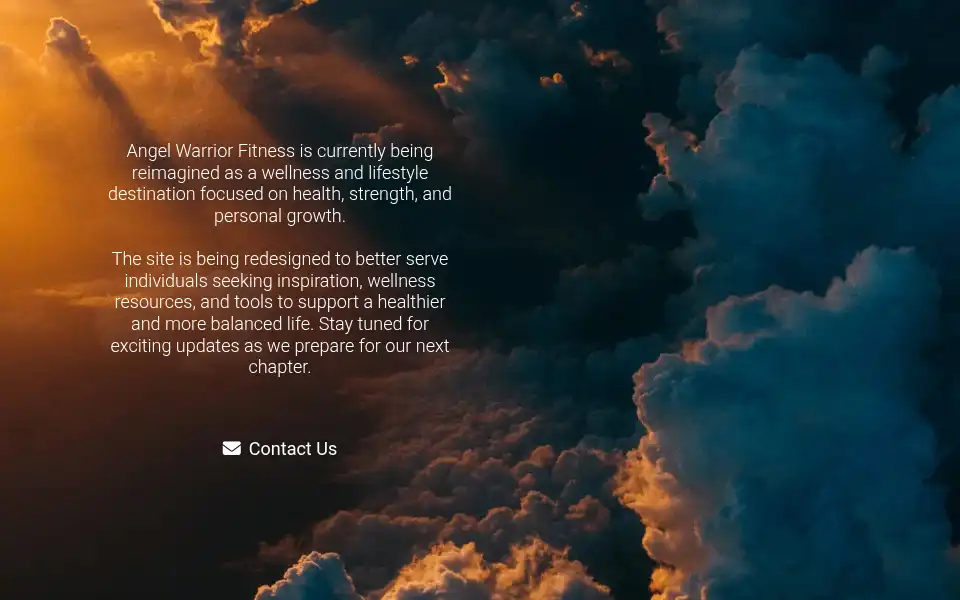 Screenshot of angelwarriorfitness.com