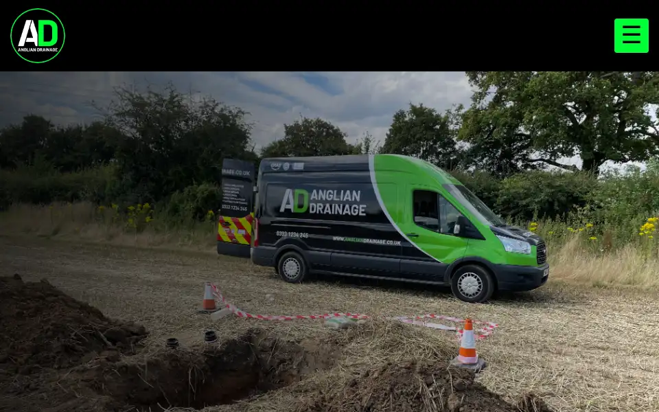 Screenshot of angliandrainage.co.uk