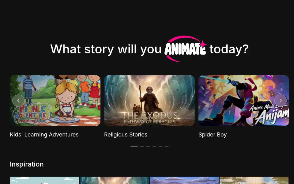 Screenshot of anijam.ai
