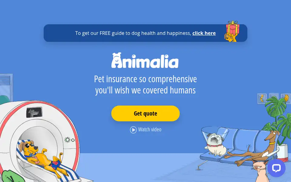 Screenshot of animalia.pet