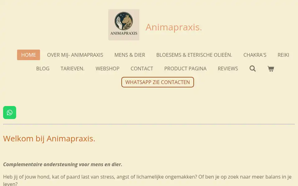 Screenshot of animapraxis.nl