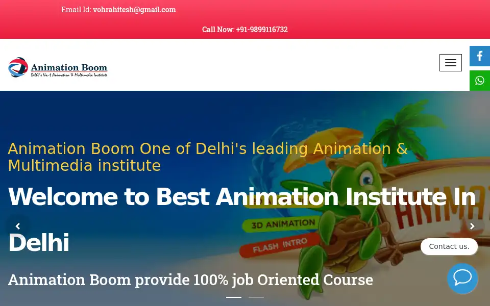 Screenshot of animationboom.net