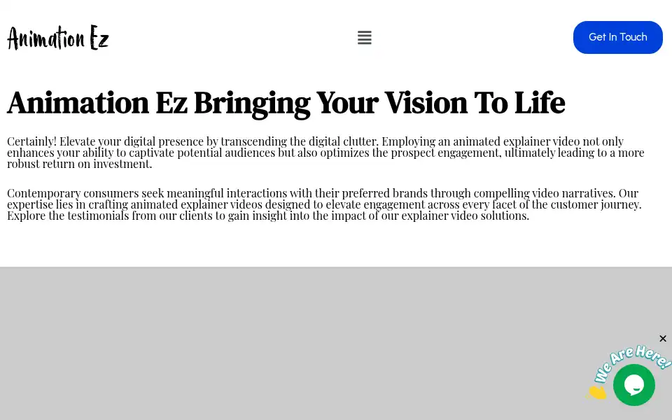 Screenshot of animationez.com